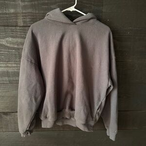Garage Gray Fleece Lined Hoodie Size S/M